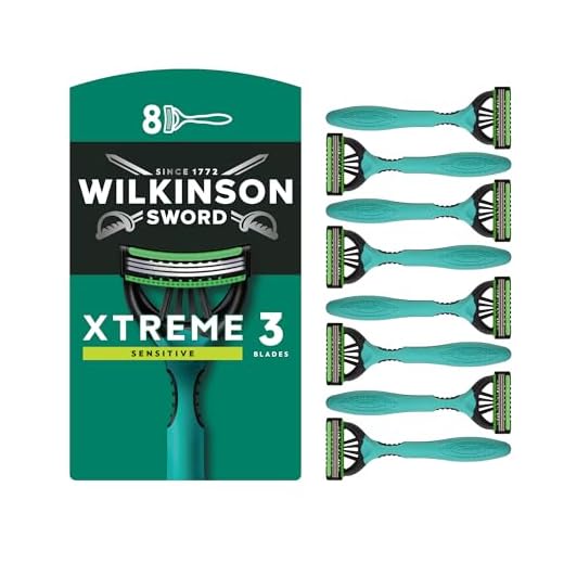 Wilkinson Sword Xtreme 3 Sensitive Rakhyvlar för Engångsbruk, 8 stycken