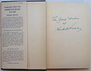 Hardcover Addresses Upon the American Road; 1948-1950 Book