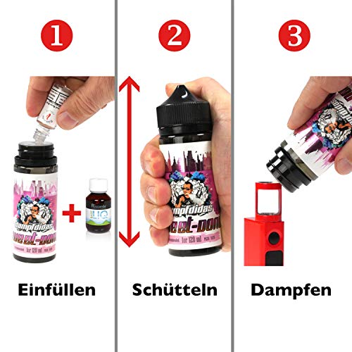 Six Licks - Premium Aroma - Pineapple Mango Passionfruit - Zum mischen mit Basis Liquid - 20ml - Plus 100ml Basisliquid… – Bild 5