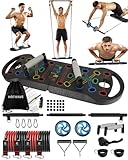 HOTWAVE Portable Exercise Equipment with 16 Gym Accessories,20 in 1 Push Up Board Fitness,Resistance...