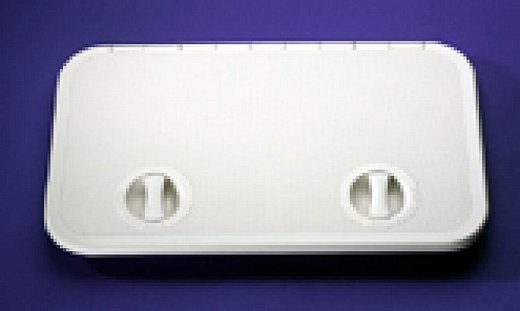 Hatches 4000 Series Rectangular Hatch, Large, White (SPA-40205)