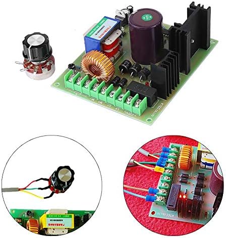 DC PWM 220V 750W High Power PWM DC Motor Speed Controller Board Stepless Adjustable for DC Excitation, Permanent Magnet, Series Excitation Motor