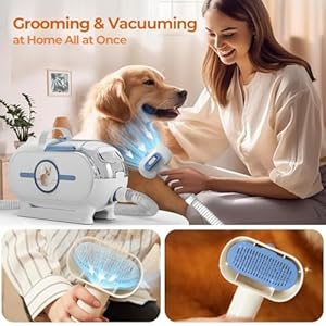   Dog-Grooming-Vacuum-for-Shedding-20L-Dog-Grooming-Kit-Pet-Cleaning-Tool-Kit-Dog-Hair-Remover-with-4-Powerful-Suction99-Pet-Hair-Low-Noise-Grooming-Clippers-Tools-for-Dogs-Cats