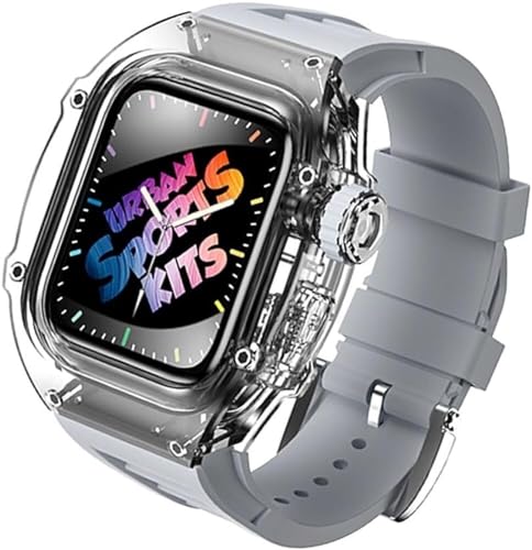 Boîtier Glacier transparent et bracelet silicone pour Apple Watch Ultra SE