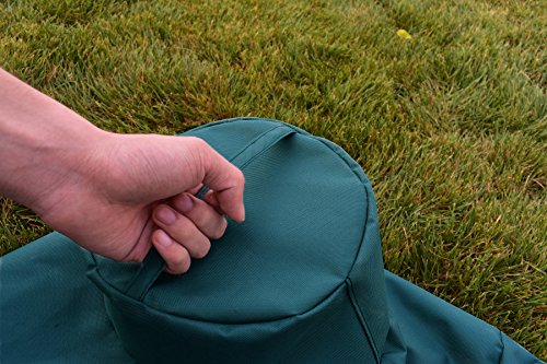 Mini Lustrous Cover for Large Big Green Egg, Heavy Duty Ceramic Grill Cover - Premium Outdoor Grill Cover with Durable and Water Resistant Fabric - Thumbnail 3