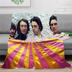 CHEWYZ Couverture The Beatles, couvertures en Peluche, Couverture Polaire en Microfibre, Couverture de canapé, Couverture imprimée 3D pour Adultes et Enfants, Douce et Chaude 100x130cm - Les Beatles, Paul McCartney, John Lennon, RIngo Starr, George Harrison CHEWYZ Couverture The Beatles, couvertures en Peluche, Couverture Polaire en Microfibre, Couverture de canapé, Couverture imprimée 3D pour Adultes et Enfants, Douce et Chaude 100x130cm – Image 3