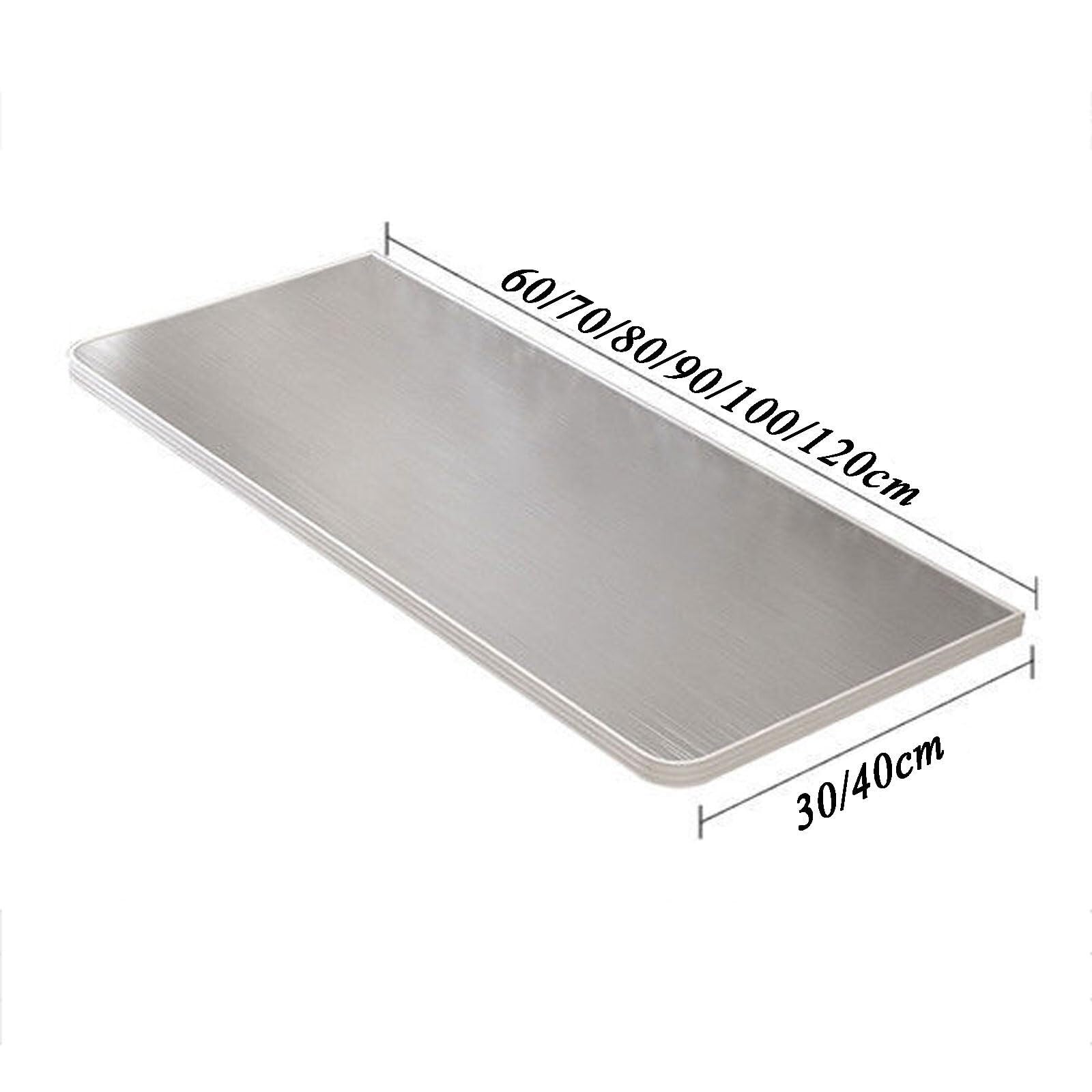 Montowany na ścianie składany stół ze stali nierdzewnej rozkładane biurko oszczędność miejsca stół do jadalni i nauki 100 x 30 cm montowane na ścianie biurko biurowe wszechstronne rozwiązanie do domu