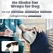 XFSRG Ohrenschutz Hund Soft Dog Kopfwickel Calming Hoodie Noise Protection Verstellbarem für Angstlinderung und Beruhigung(Dunkelblau/S)