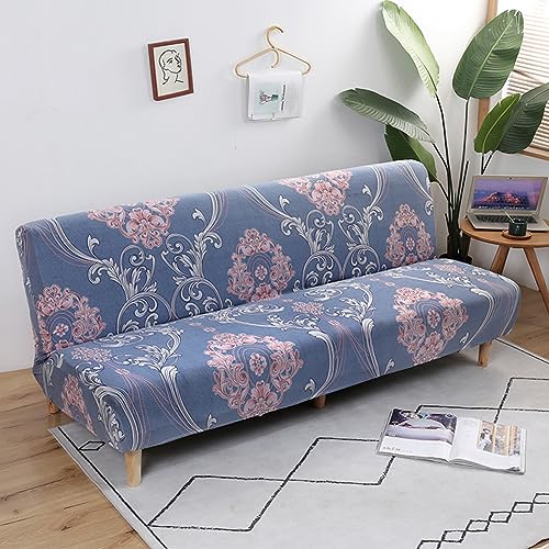 Syarerla ソファーベッドカバー ソファーカバー 1人掛け 2人掛け そふぁーかばー 肘なし 柔らかい ソファー保護 北欧風 伸縮素材 犬 猫 傷 防止 四季通用 幅120-150cm(カラー#07)