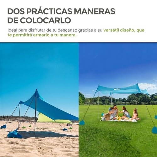 La Mejor Selección de Toldo para playa los 10 mejores. 9 Imagen adicional