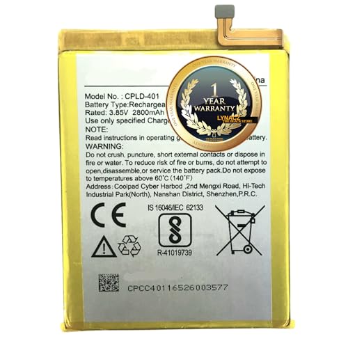 Image of Original OriginaI CPLD401 Lithium-Ion for Coolpad Max A8 (CPLD-401) (2800 mAh) with 1 Year Replacement Warranty