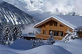 EPTIC 5D DIY Diamant Peinture Par Numéro Kits, Avalanche Montagne Derrière Le Chalet Décoration De La Maison, Artisanat, Cadeaux Saint Valentin Cadeau Saint Valentin 30x40CM