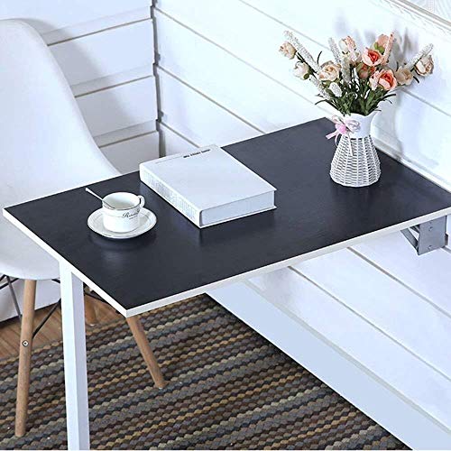 Table basse invisible murale rabattable 80x60 et bureau informatique gain de place - 6