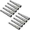 6 Pcs Wing Nut Drill Bit Set, Hurricane Wingnut Driver Power Wing Nut Driver Socket Wrenches Tool Set, 1/4 Inch Hex Shank Steel Drills Bits for Panel Nuts Screws Eye C Hook Bolt Q-Hanger