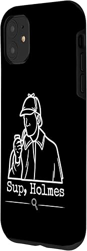 Vista 2 de iPhone 11 Sup, Holmes - Divertida funda de Sherlock Holmes