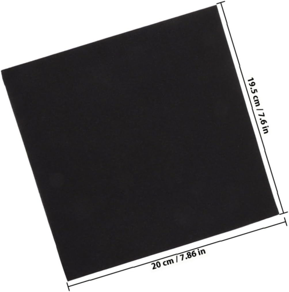 SUPVOX Disposable Black Paper Dinner Napkins 2pcs 50pcs Each Thick Absorbent Hotel Wedding Party Tabletop Supplies