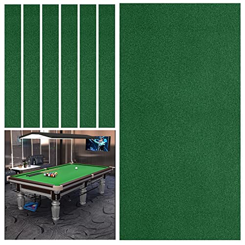 Aiotvei Billiard Cloth-8.5Ft Beginners Pool Table Felt Cloth For 8Ft Pool Tables, Nylon & Felt Blended Billiard Protector With 6 Cloth Strips, Used For Home, Clubs, Bars #TOP2