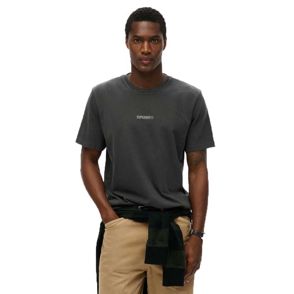 Superdry Micro Logo Short Sleeve T-Shirt 3XL Grey