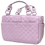 Kami-So Ice Skate Bag Tote | Durable Tote for Ice Skating Accessories | Holds Ice Skates, Essentials, and Practice Gear | Ideal Gift Skating Bag for Rink or Travel - Lilac