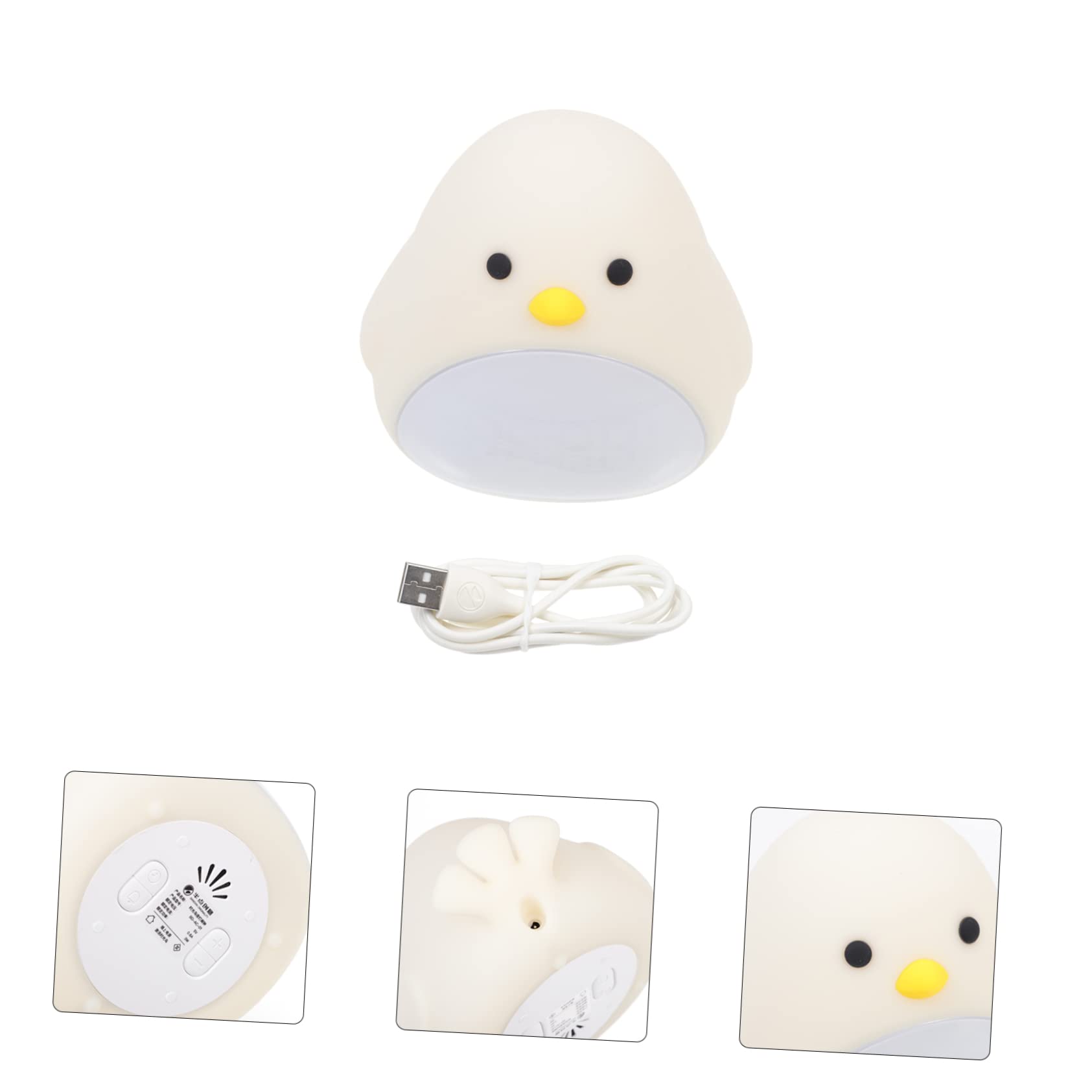 Cabilock 1juego Reloj Despertador Infantil Luz Nocturna y Función De Alarma De Mesita Para Diseño y Práctico Para Dormitorios Para Cambios De Pañal y Alimentación Nocturna