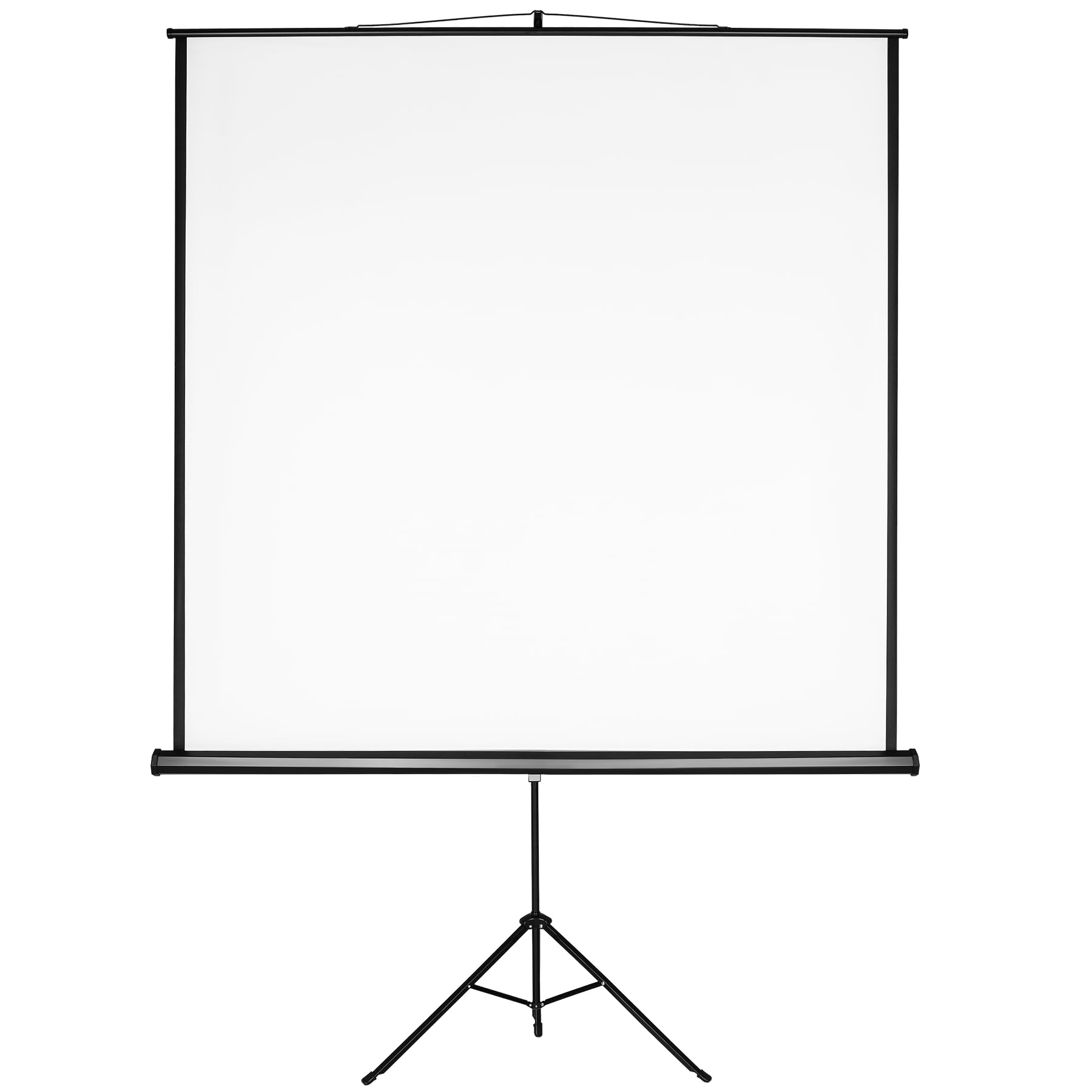 tectake® Pantalla Proyector Enrollable y Retráctil, Montaje en Pared y Techo, Formatos 1:1, 4:3y 16:9, Optimizado para HDTV y 3D, Factor de Ganancia 1,0, Tela Projector - 187 x 90 x 243 cm