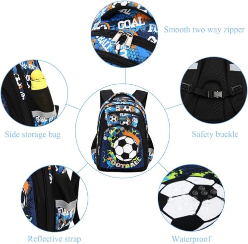 Image of Frantic Waterproof Polyester 26 L School Backpack School Bag Daypack Picnic Bag For Boys & Girl(4Zipper Parent)
