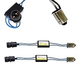 iJDMTOY 64132 H6W BA9s CAN-Bus Error Free Decoder Adapters Compatible with European Car LED Parking Posistion Lights, License Plate Lights