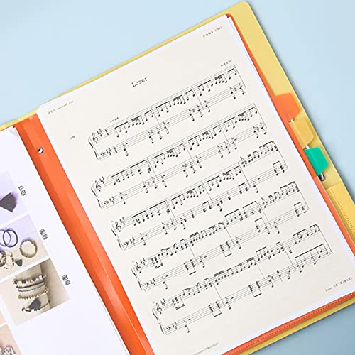 organizador de papel,Pasta de arquivo expansível Envelope plástico de 12 bolsos Organizador de arqui