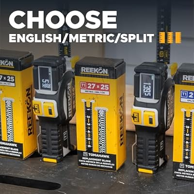 REEKON T1 Tomahawk Digital Tape Measure Replacement Blade English Units (25 ft) Easy Install