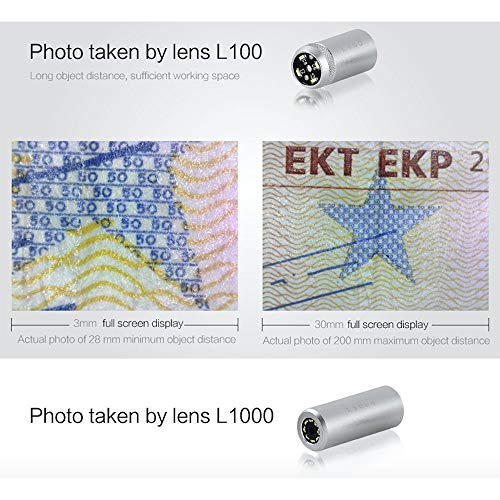 Supereyes B011 5.0MP 500X Interchangeable Lens Handheld Digital Microscope Loupe Magnifier - Thumbnail 4