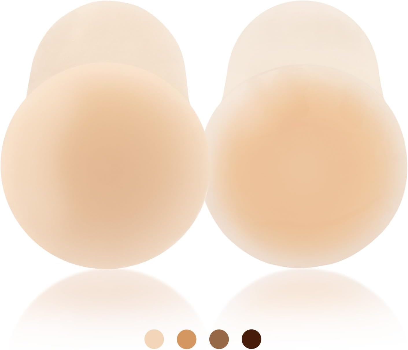 Niidor Nipple Covers For Women With Lift - Silicone Sticky Nipple Pasties Reusable - Adhesive Breast Petals With Travel Case - Amazon product rated Grade B