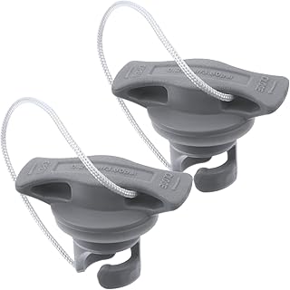 Homoyoyo Dinghy 8- Groove Air Valve, 2PCS Universal Kayak Boat Air Valve Air Connector Cover for Inflatable Boat Raft Kayak Canoe Rafts Raft Lazy Spa Replacement Parts Kayak Cover Kayak Cover