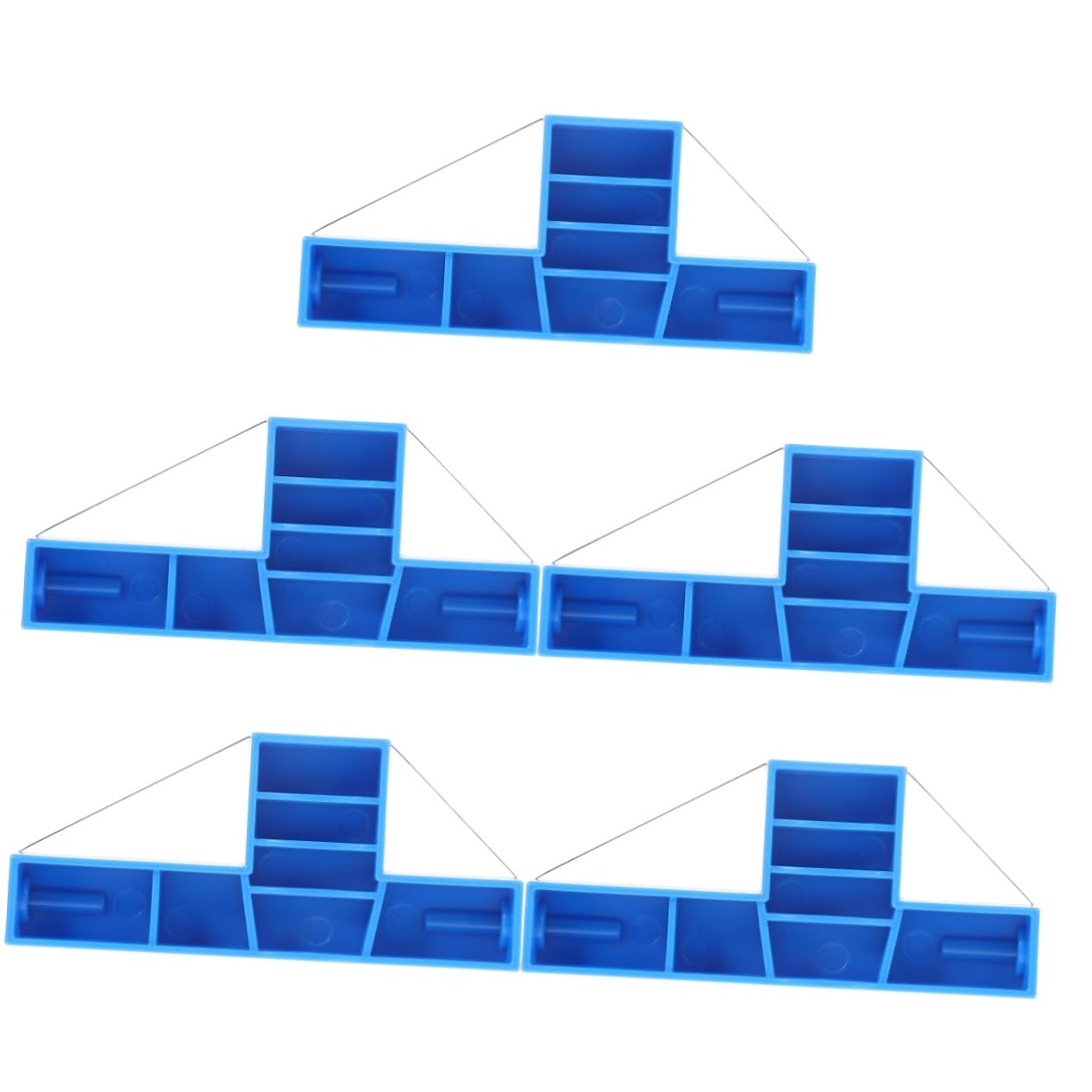 Uonlytech 5 Piezas Herramienta De Cortador De Ángulo Cerámica Esculpiendo Herramientas De Arcilla Artesanía Modelado Herramientas De Escultura De Arcilla Azul El Plastico