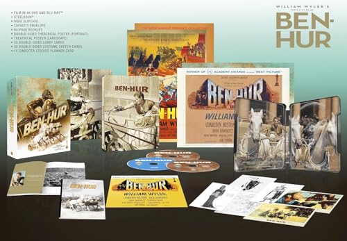 Ben Hur 4K - Ultimate Collectors Full Slip Edition + Bonus Blu-ray - Limited Edition -