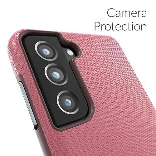 Image of Crave for Galaxy S21 Case, Shockproof Protection Dual Layer Case for Samsung Galaxy S21, S21 5G (6.2 inch) - Berry