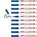 Produktbild edding 751 Lackmarker - blau - 10 Stifte - Rundspitze 1-2 mm - Lackstift zur Markierung und Beschriftung von Metall, Glas, Stein oder Kunststoff - hitzebeständig, permanent, wischfest