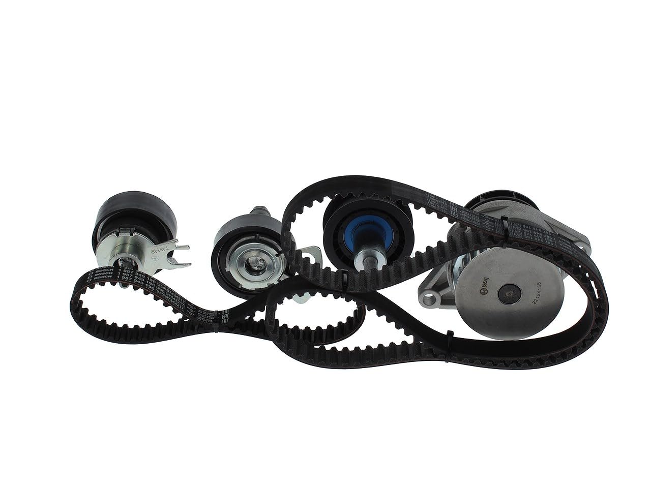 BOSCH 1 987 946 464 Bomba de agua + kit de correa de distribución Número de dientes: 130 20 mm Compatible con VW Golf 4 Hatchback 1J1 Bora Sedán 1J2 Polo III Hatchback 6N1 Bora Variant 1J6