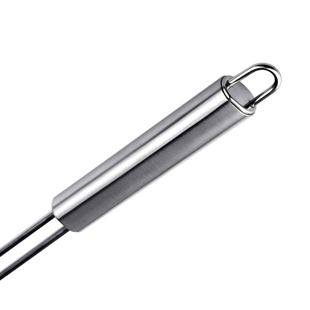 Tamiz, colador, Filtro de Malla de Acero Inoxidable para cocinar y freír Pasta en la Cocina, colador Potente, utensilio para freír, Espumadera Profesional (Plata)
