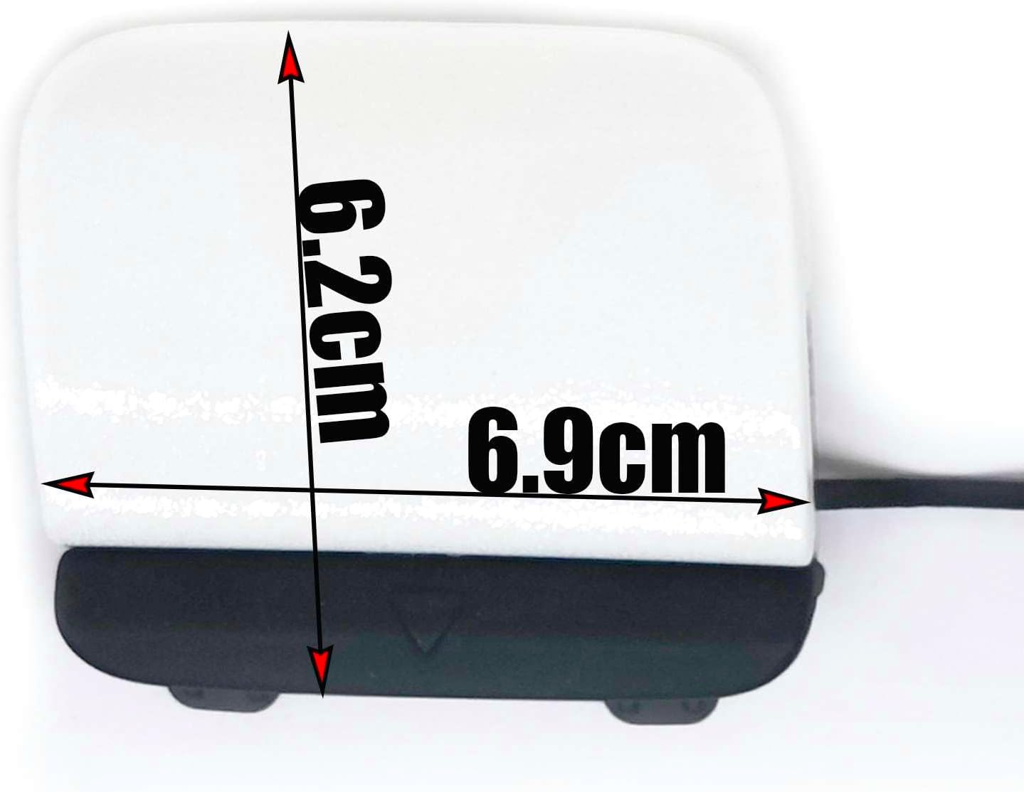 Rear Tow Cover 2in1 Fit for Mercedes-Benz A Class Z177 W177 A160 A170 A180 A200 A220 A250 2019 2020 2021 2022 Bumper Hook Eye Cap 1778853303 1778850803 177885330364 (Black)