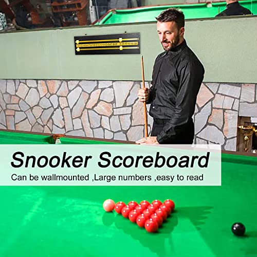 Torpsports Shuffleboard Mounted Scoreboard – Wood Score Keeper (Black) #TOP1