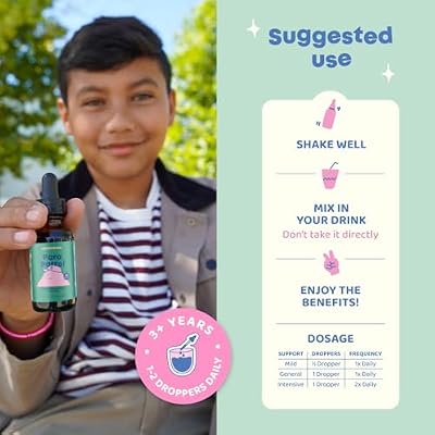 JoySpring ParaPatrol Kids Herbal Blend Alcohol-Free Liquid Supplement with Black Walnut and Wormwood Extract | Supports Digestive Health | Natural Raspberry Flavor 30 Servings