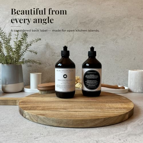 Image of Murchison-Hume Heirloom Dish Soap | Plant-Based Dishwashing Liquid | Cuts Grease | Gentle on Hands | Hypoallergenic | Biodegradable | Safe for Fine China | Original Fig | 17 fl oz