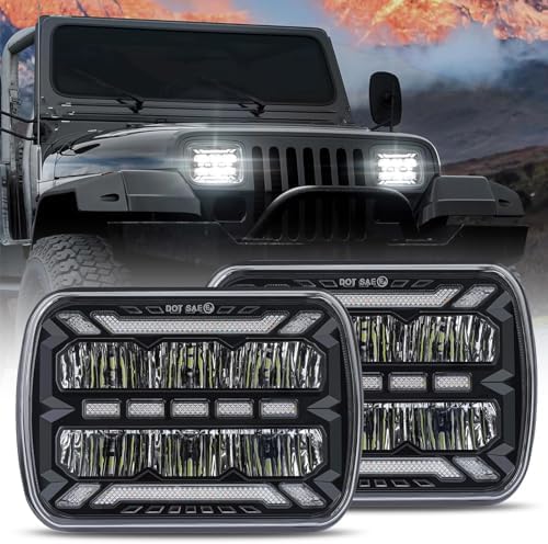 KEMIMOTO LED Turn Signal Fang Lights For Honda Talon 1000R/X/X-4 (2022-2025) - 2PC Waterproof Grill Accent Lights