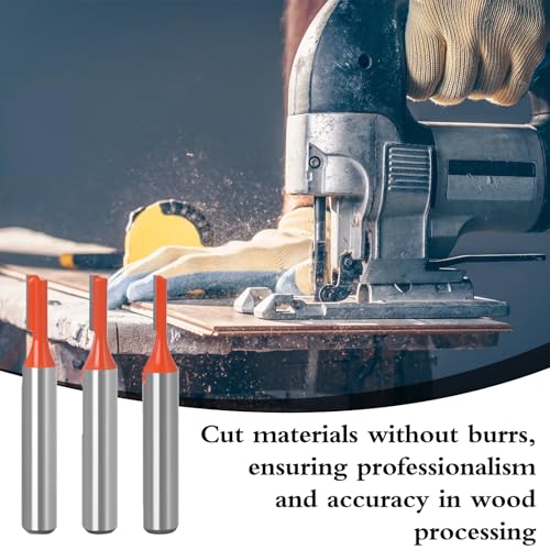 3 Stück 8mm Schaft Nutfräser Holzfräser Fräser,Gerade Fräser,Gerade Fräser Set Holz Fräser Router,Gerade Fräser Set Holz Fräser Router Bit,Für Holz Fräser Schneiden Nutfräsen 3mm,4mm,5mm