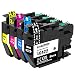 Produktbild SHUOLEI LC422 Druckerpatronen Kompatibel mit Brother LC-422 LC-422XL Patronen Multipack, für MFC-J5340DW MFC-J5345DW MFC-J5740DW MFC-J6540DW MFC-J6940DW (4 Pack, Schwarz/Cyan/Magenta/Gelb)