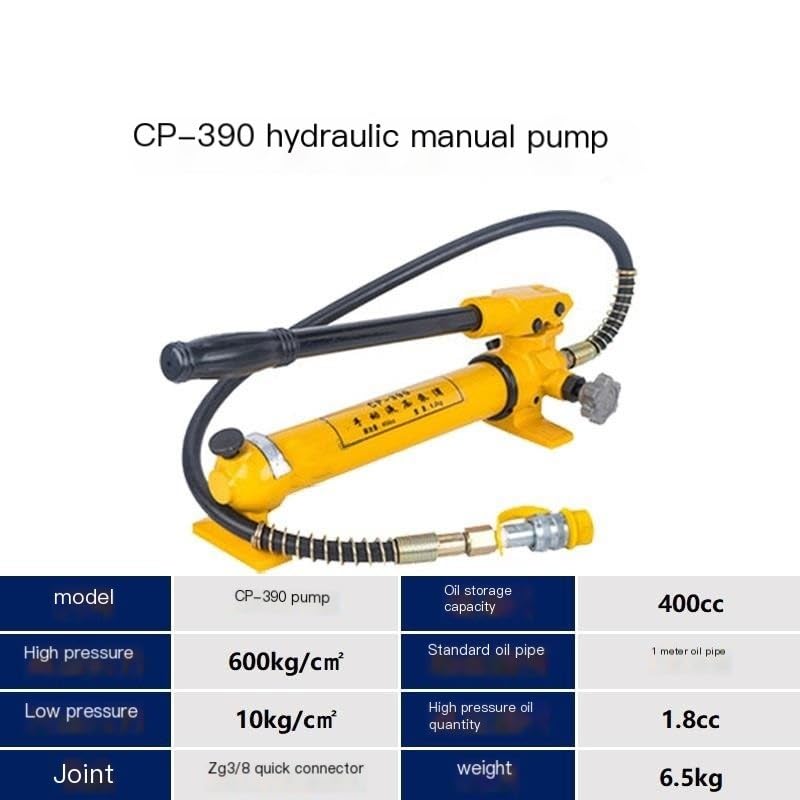 CP-180/700/700-2/700B/700B-2 Ultra-high Pressure Hydraulic Hand Pump Hydraulic Tool MINGPING (Color : CP-390 (Cardboard Box))