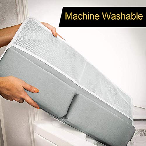 Image of Kneeler Pad Elbow Support, Baby Bath Kneeler with Elbow Rest Set for Large Bathtub with Toy Organizer, Baby Bath Kneeler