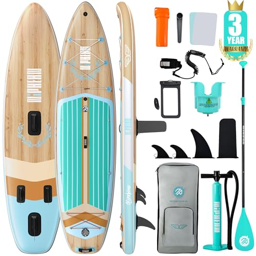 Niphean (Extra Large) Inflatable Paddle Board, SUP for 2+1 People/Family