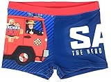 Feuerwehrmann Sam Badehose Beadeshorts (Dunkelblau, Größe 110)