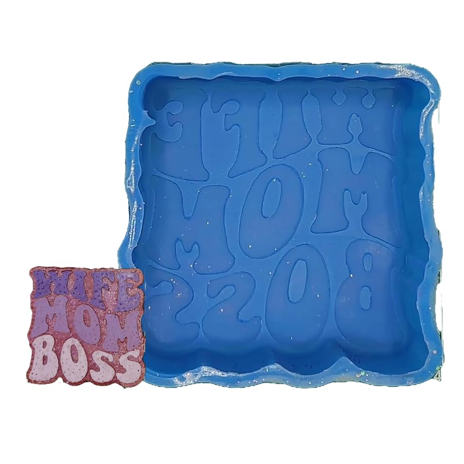 Wife, Mom, Boss - Silicone Freshie Mold -